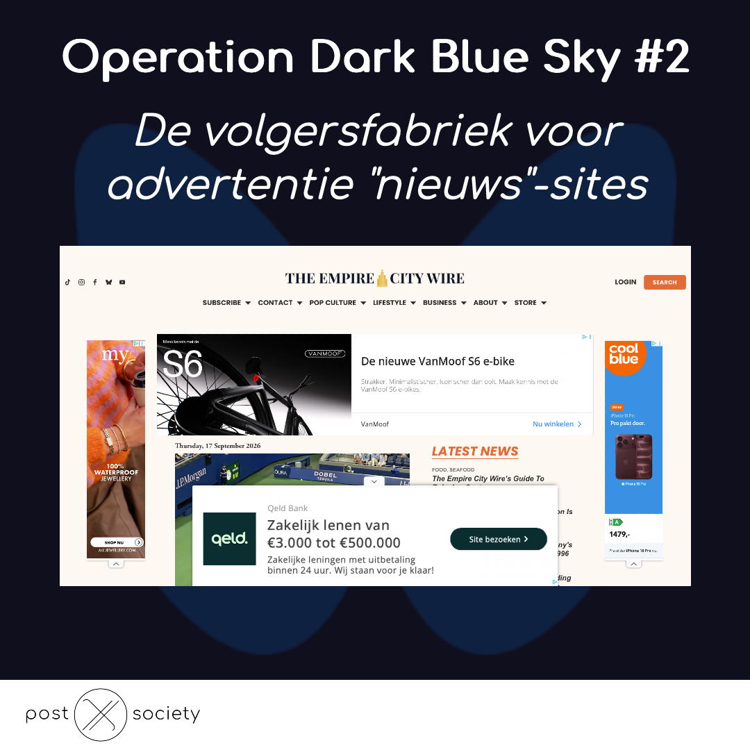 Volgersfabriek op Blue Sky